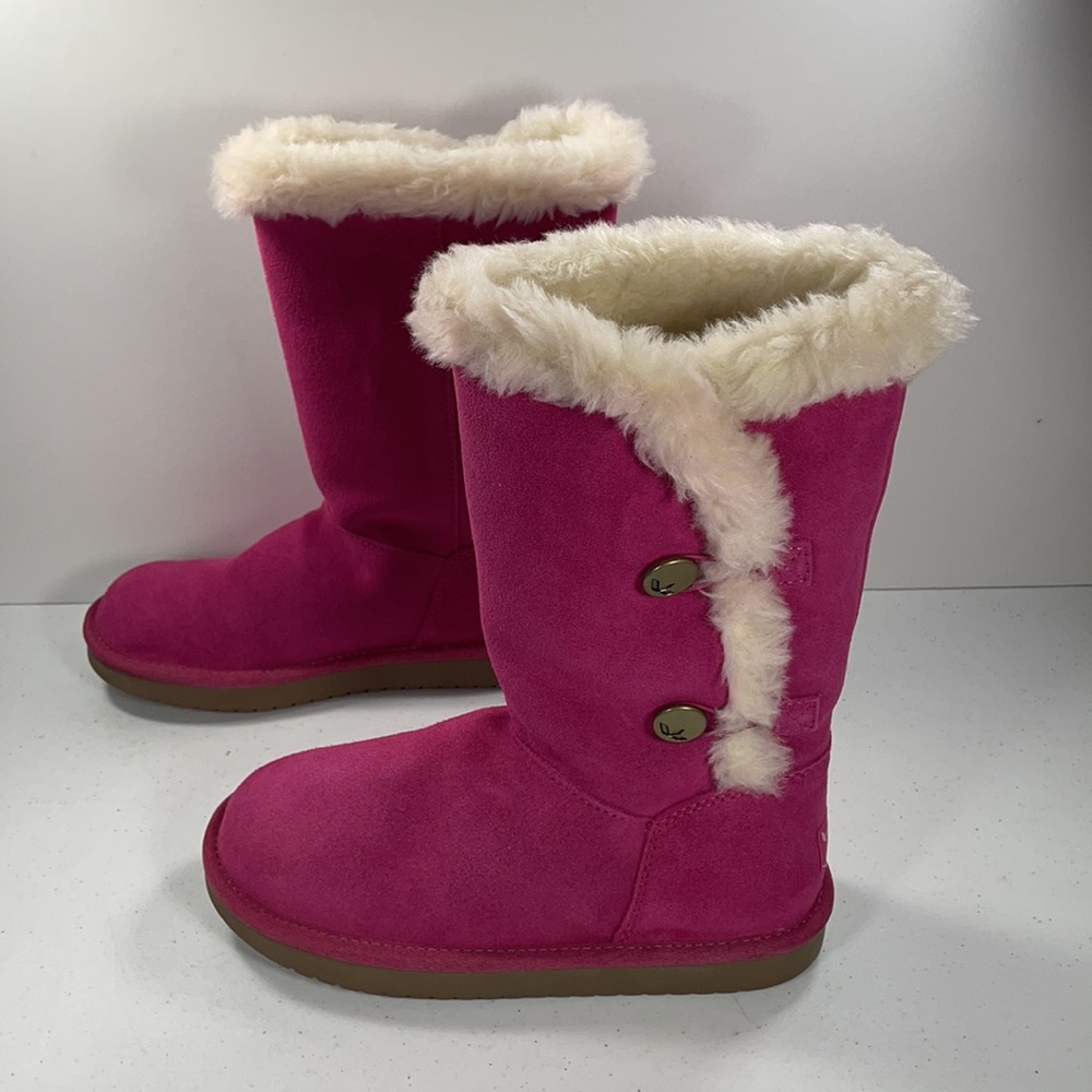 Kookaburra by Ugg Girls Kinslei Faux Fur Boot - Picture 3 of 8